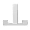Afbeeldingen van Siro Kapstokhaak metaal - boorafstand 32mm/L 61mm/H 40mm/B 70mm chroom glanzend 