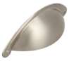 Afbeeldingen van Siro Schelpgreep metaal - boorafstand 64mm/L 104mm/H 25mm/B 32mm - RVS effect 