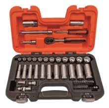 Afbeeldingen van Bahco combiset 3/8" 53 delig met lange boren (S330L)