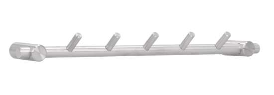 Afbeeldingen van Siro Haaklijst metaal - boorafstand 282mm/L 320mm/H 58mm/B 30mm RVS 