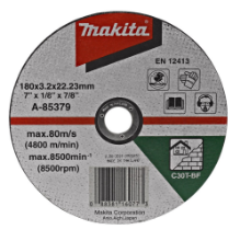 Afbeeldingen van Makita Doorslijpsch. 180X3,0Mm Steen A-85379