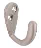 Afbeeldingen van Siro Kapstokhaak metaal - boorafstand 10mm/L 43mm/H 38mm/B 19mm nikkel mat 