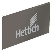 Afbeeldingen van Hettich ArciTech Afdekkap, kwartsgrijs met Hettich logo