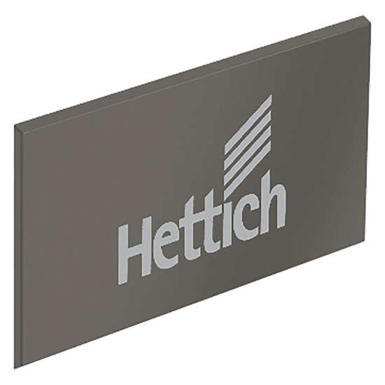 Afbeeldingen van Hettich ArciTech Afdekkap, kwartsgrijs met Hettich logo