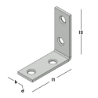 Afbeeldingen van GB Stoelhoek 40 15x2 Zink-Magnesium