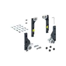 Afbeeldingen van Hettich SlideLine M Beslagset voor deuren zonder demping, 30 kg, Minimale deurbreedte mm: 300