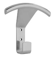 Afbeeldingen van Siro Kapstokhaak metaal - boorafstand 20mm/L 100mm/H 40mm/B 100mm chroom glanzend 