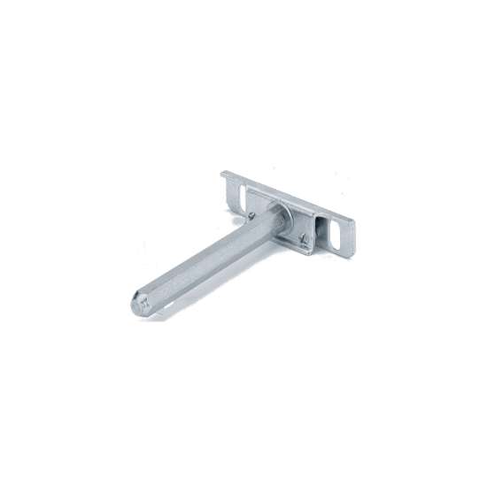Afbeeldingen van Hettich schapdragers Titan 1 met zijdelingse verstelling, ø 12 mm, staal verzinkt