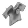Afbeeldingen van Siro Meubelknop metaal - L 41mm/H 22mm/B 60mm antiek tin 