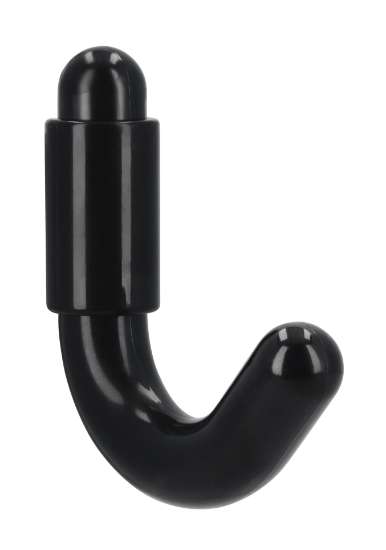 Afbeeldingen van Siro Kapstokhaak kunststof - boorafstand 20mm/L 70mm/H 60mm/B 18mm - zwart 