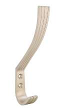 Afbeeldingen van Siro Kapstokhaak metaal - boorafstand 16mm/L 154mm/H 77mm/B 20mm - nikkel mat 