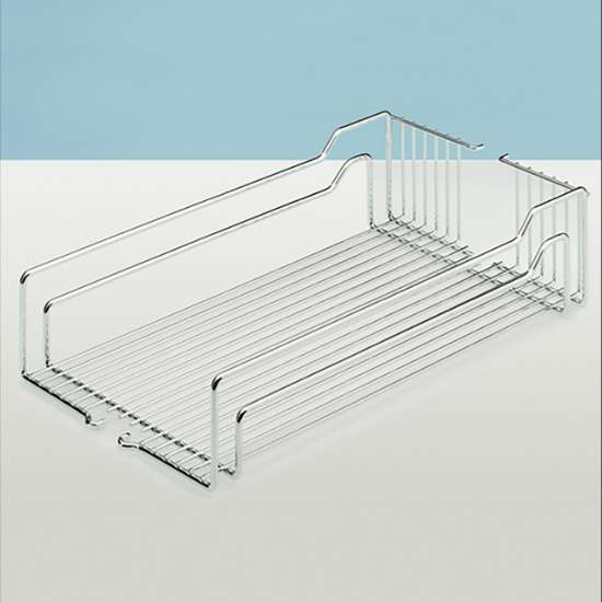 Afbeeldingen van Hettich Inhangmanden met 2-voudige reling, 250 x 467 x 110mm, zilver