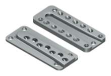 Afbeeldingen van GB blinde houtverbinding - 150x60x14mm 96x196mm - aluminium