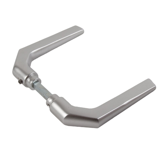 Afbeeldingen van Ami verkropte deurkruk 357 - deurdikte 38/42mm - F1 