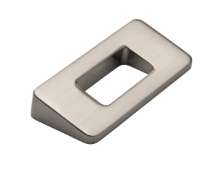 Afbeeldingen van Siro Meubelgreep metaal - boorafstand 32mm/L 54mm/H 24mm/B 10mm RVS effect 