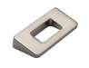 Afbeeldingen van Siro Meubelgreep metaal - boorafstand 32mm/L 54mm/H 24mm/B 10mm RVS effect 