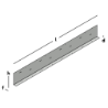 Afbeeldingen van GB Metalen randkist 90° 240x2000 1,5 Sendzimir Verzinkt