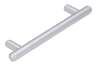 Afbeeldingen van Siro Meubelgreep kunststof - boorafstand 96mm/L 130mm/H 27mm/B 10mm chroom mat 
