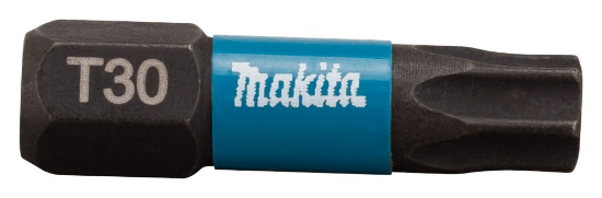 Afbeeldingen van Makita Slagschroefbit X Impact Black - T30x25mm