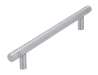 Afbeeldingen van Siro Meubelgreep metaal - boorafstand 128mm/L 166mm/H 26mm/B 10mm - RVS 