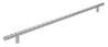 Afbeeldingen van Siro T-greep metaal - boorafstand 384mm/L 464mm/H 32mm/B 12mm - RVS
