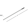 Afbeeldingen van GB UNI-flex fixeerpen - Ø4x260mm SL 4,6x35mm - RVS 316