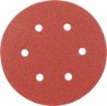 Afbeeldingen van Kelfort schuurschijf 150mm rood 10st 6 gaten