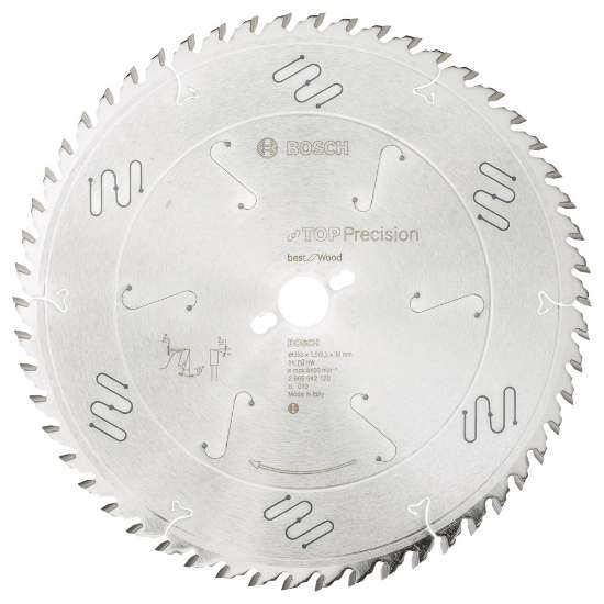Afbeeldingen van Bosch Cirkelzaagblad Top Precision Best for Wood