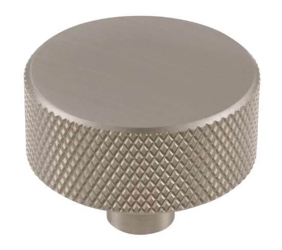 Afbeeldingen van Siro Meubelknop metaal - L 33mm/H 25mm/B 33mm mat RVS effect 