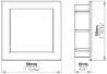 Afbeeldingen van Siro Schelpgreep metaal - L 56mm/H 16mm/B 56mm RVS effect 
