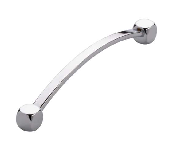 Afbeeldingen van Siro Meubelgreep metaal - boorafstand 96mm/L 105mm/H 17mm/B 10mm chroom glanzend 