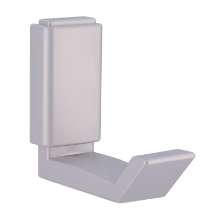 Afbeeldingen van Siro Kapstokhaak kunststof - boorafstand 20mm/L 51mm/H 57mm/B 22mm - aluminium 