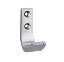 Afbeeldingen van Siro Kapstokhaak metaal - boorafstand 16mm/L 52mm/H 45mm/B 20mm - chroom mat 