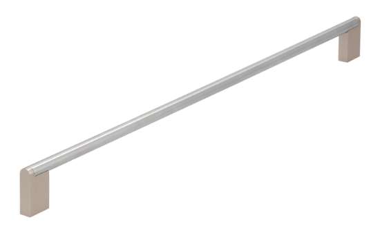 Afbeeldingen van Siro Meubelgreep metaal - boorafstand 448mm/L 468mm/H 38mm/B 10mm - RVS 
