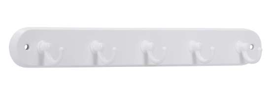 Afbeeldingen van Siro Sleutelhouder metaal - boorafstand 270mm/L 300mm/H 38mm/B 36mm beuken wit 