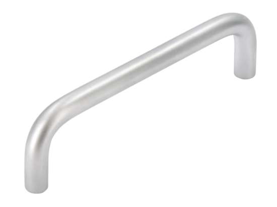 Afbeeldingen van Siro Meubelgreep metaal - boorafstand 96mm/L 104mm/H 27mm/B 8mm chroom mat 