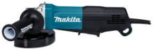 Afbeeldingen van Makita 125 mm haakse slijper - 230V - met veiligheidsschakelaar