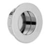 Afbeeldingen van Siro Schelpgreep metaal - L 50mm/H 16mm/B 50mm chroom glanzend 