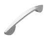Afbeeldingen van Siro Meubelgreep metaal - boorafstand 160mm/L 201mm/H 29mm/B 19mm chroom glanzend 