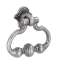 Afbeeldingen van Siro Hangende handgreep metaal - L 42mm/H 18mm/B 46mm - tin 