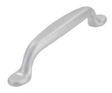 Afbeeldingen van Siro Meubelgreep metaal - boorafstand 96mm/L 128mm/H 25mm/B 14mm - chroom mat 
