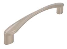 Afbeeldingen van Siro Meubelgreep metaal - boorafstand 128mm/L 150mm/H 29mm/B 16mm - RVS effect 