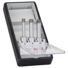 Afbeeldingen van Bosch 3-delige Robust Line set diamantboren voor droog boren Easy Dry Best for Ceramic
