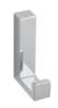 Afbeeldingen van Siro Kapstokhaak metaal - boorafstand 32mm/L 61mm/H 40mm/B 15mm chroom glanzend 
