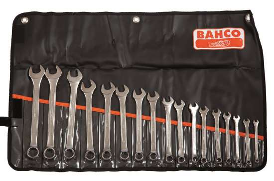 Afbeeldingen van Bahco ringsteeksleutelset 6-22mm 17 delig (111M/17T)