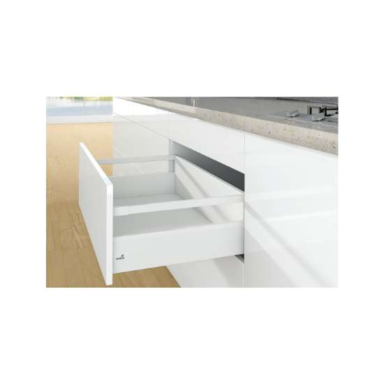 Afbeeldingen van Frontlade Set met Reling H218/126 L650 Wit
