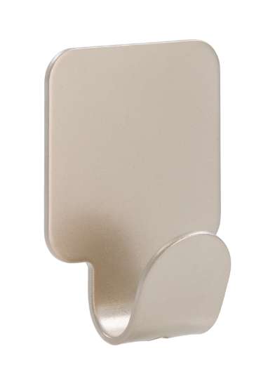Afbeeldingen van Siro Haak metaal - zelfklevend L 41mm/H 17mm/B 30mm nikkel mat 