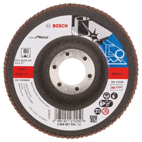 Afbeeldingen van Bosch Lamellenschuurschijf X571, Best for Metal