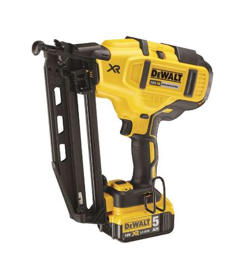 Afbeeldingen van DeWalt afwerktacker DCN660P2-QW - 16Ga spijkerdiameter 1.6mm - 2x5.0Ah accu en multilader in koffer