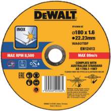 Afbeeldingen van DeWALT Doorslijpschijf inox DT43908